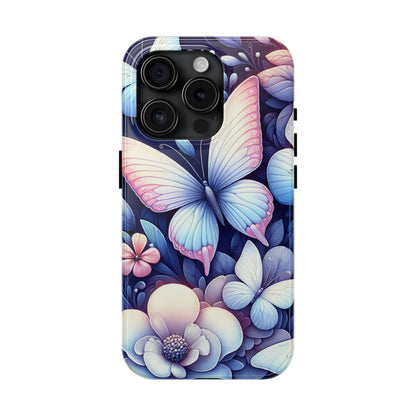 Coque de téléphone - Papillon bleu