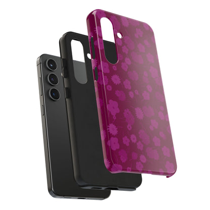 Phone Case - Raspberry Floral Pattern