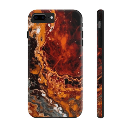 Coques de téléphone - Design couleur rouille