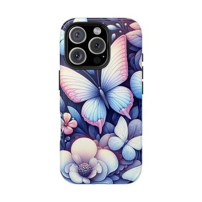 Coque de téléphone - Papillon bleu
