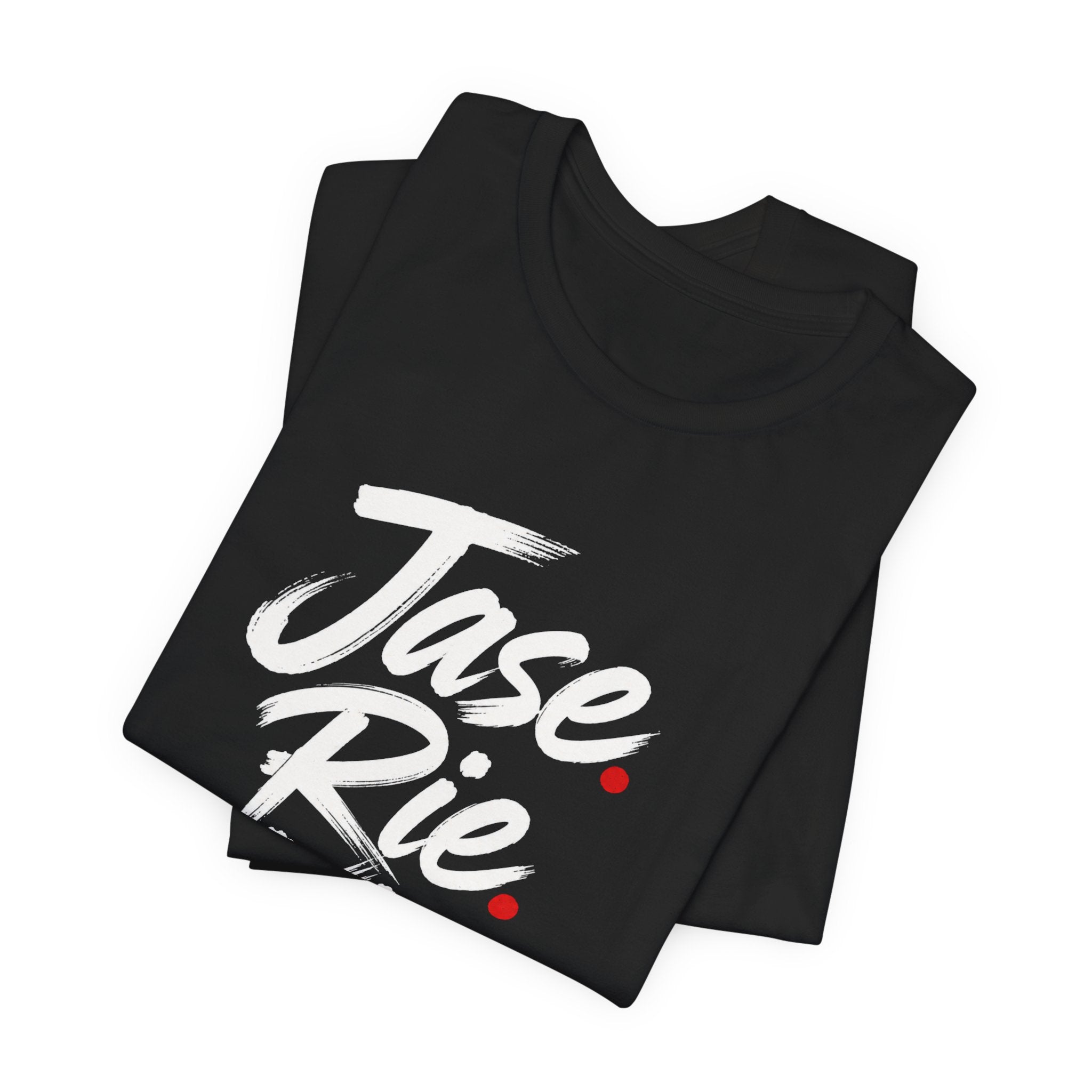 T-shirt Jase Rie Vis – Typographie manuscrite audacieuse