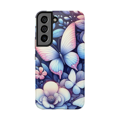 Coque de téléphone - Papillon bleu