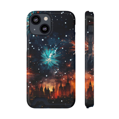 Coque de téléphone- Feux d'artifice city