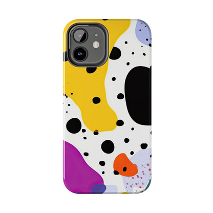 Coque de téléphone abstraite colorée