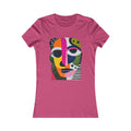 Women's artistic face T-shirt