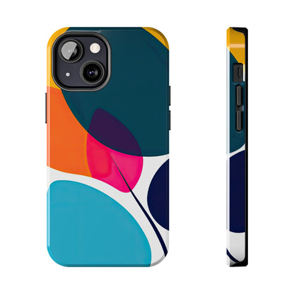 Coques de téléphone - Motif feuilles colorées