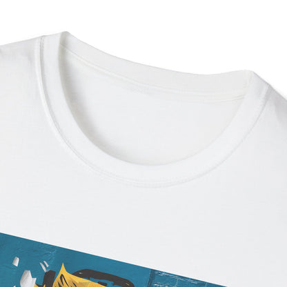 T-shirt peinture abstraite