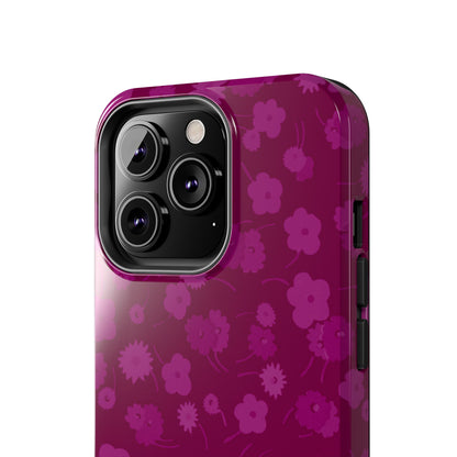 Phone Case - Raspberry Floral Pattern