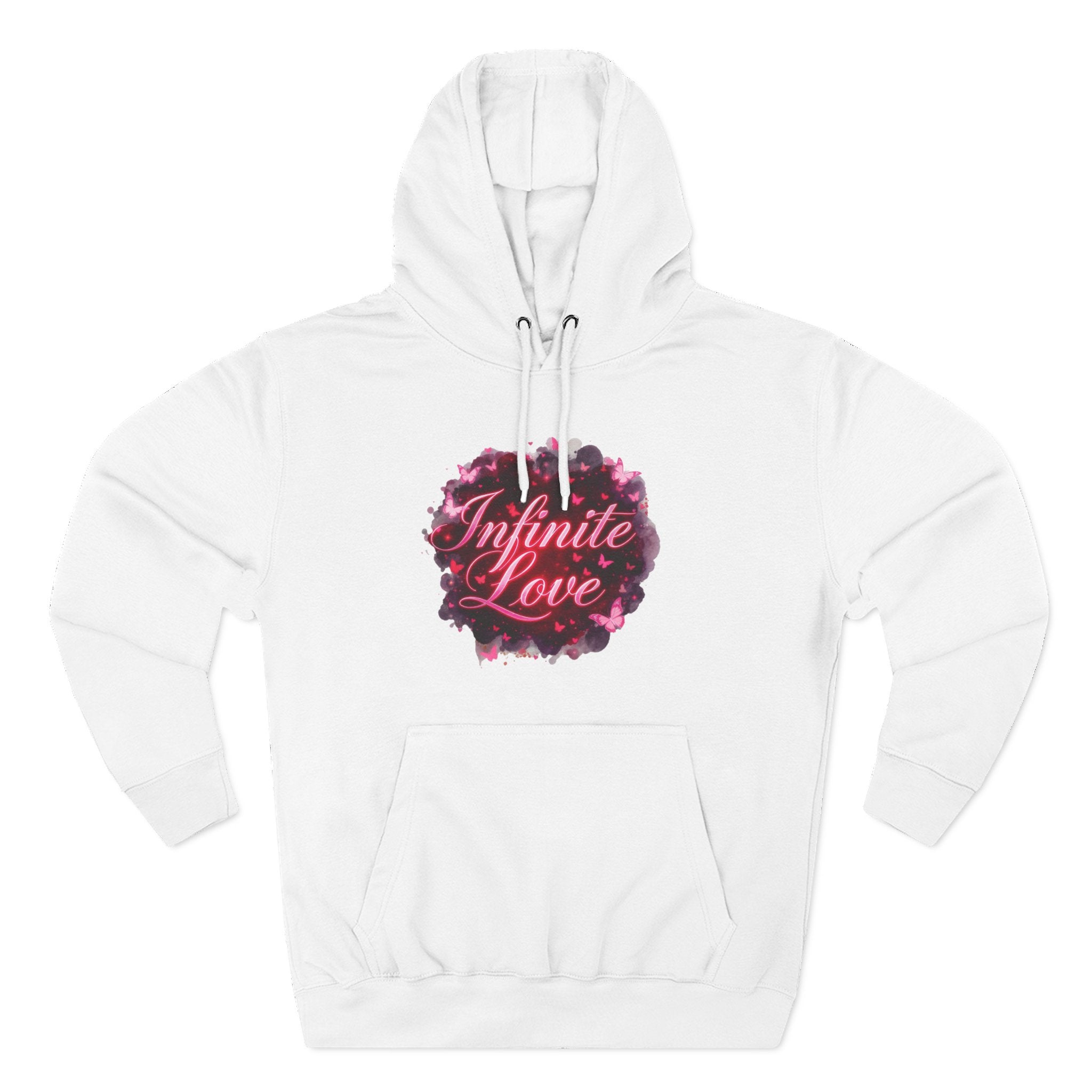 Fleece Hoodie - Infinite Love Pattern