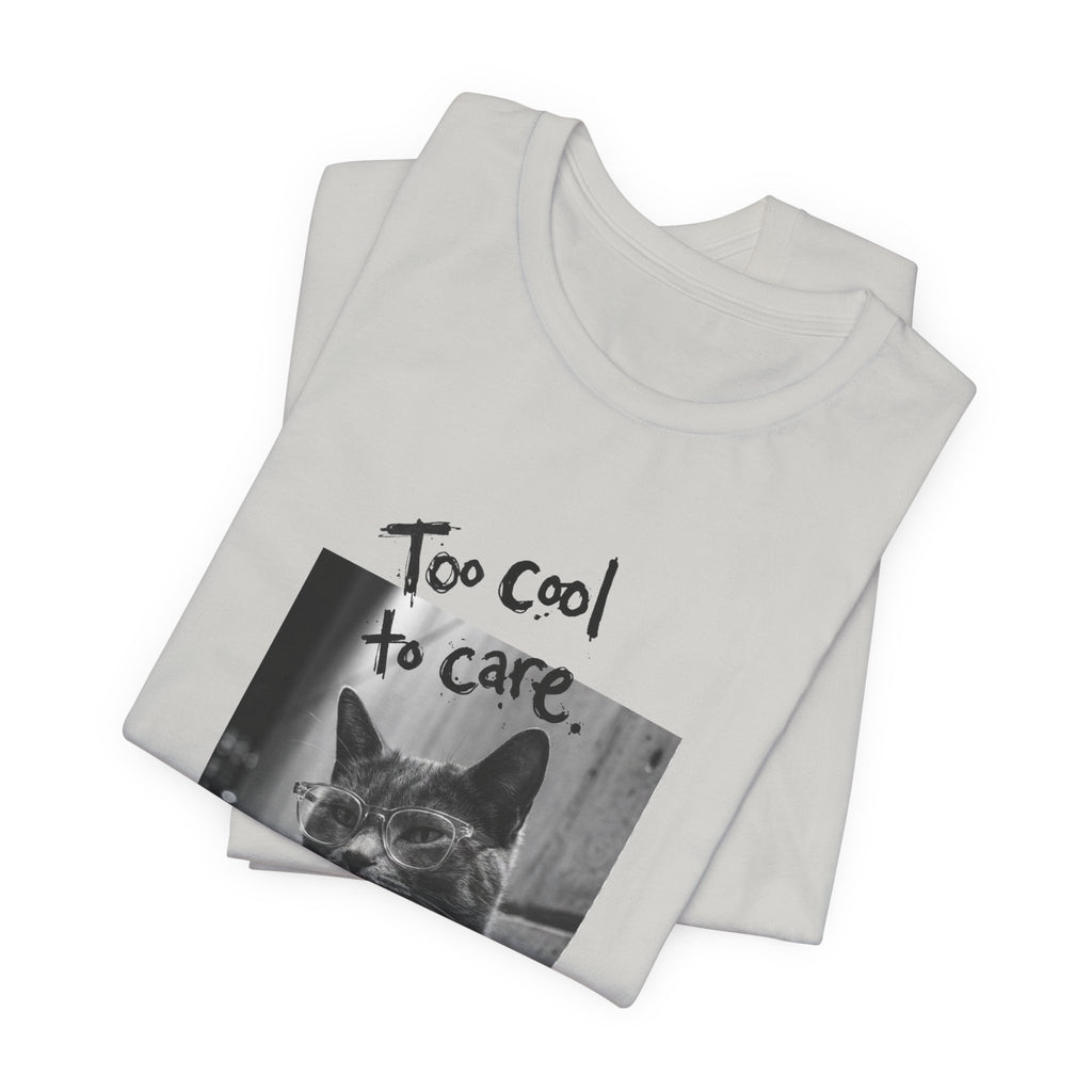 Cat T-shirt too cool to care