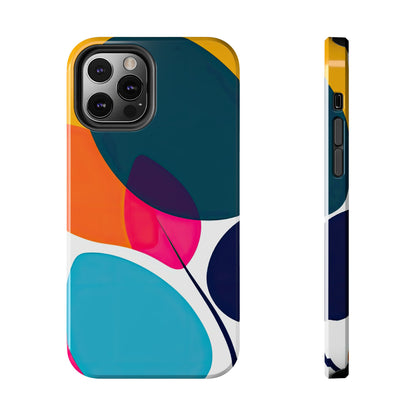 Coques de téléphone - Motif feuilles colorées