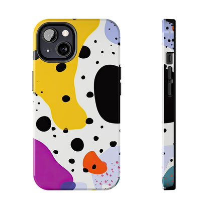 Coque de téléphone abstraite colorée