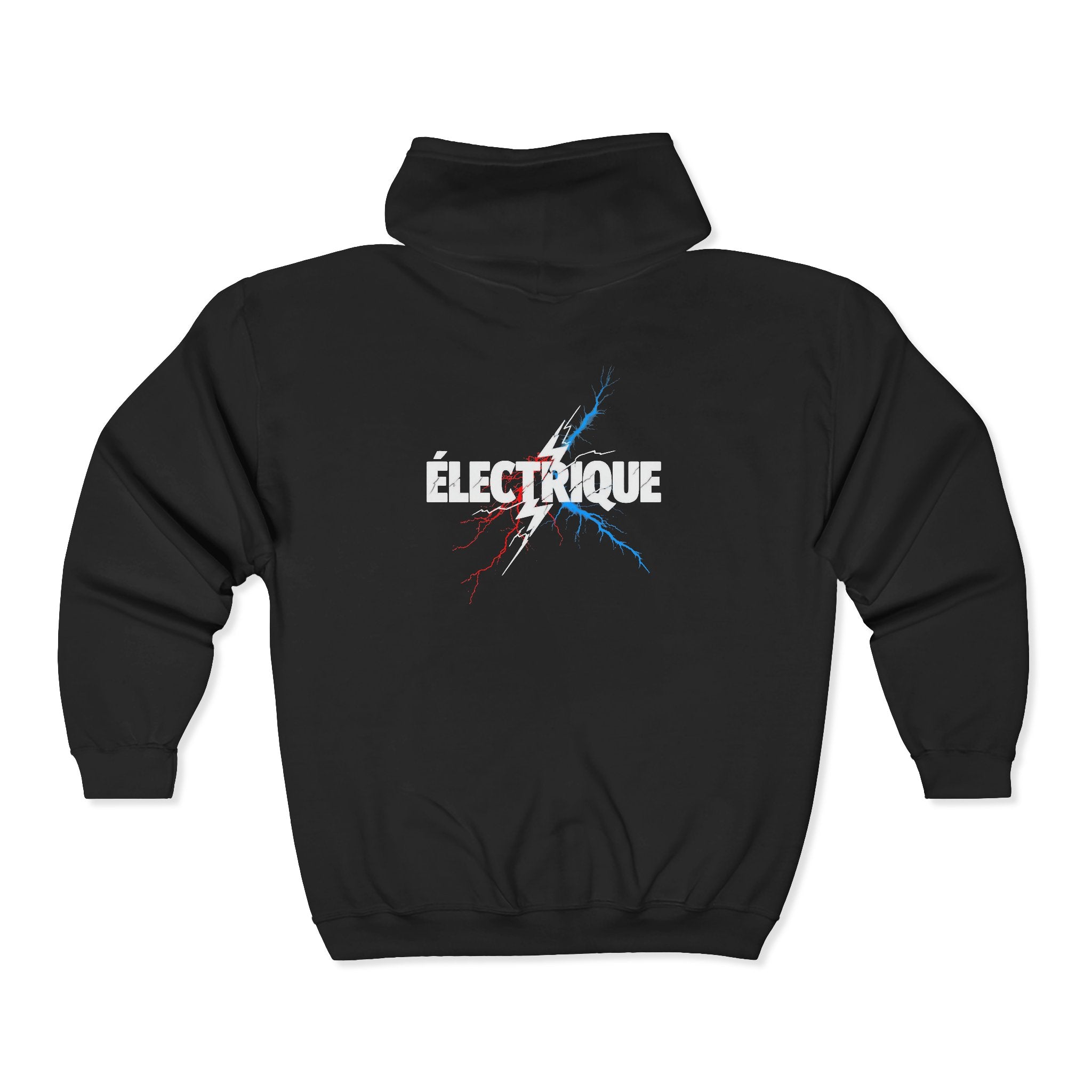 Lightning Zip Hoodie-Electric design