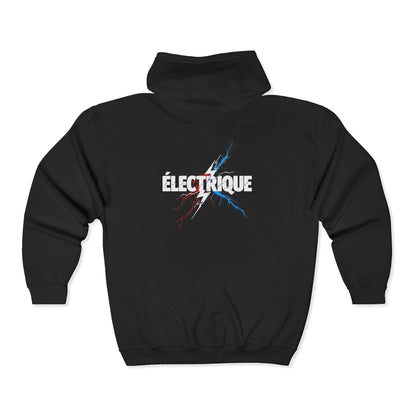 Lightning Zip Hoodie-Électrique design