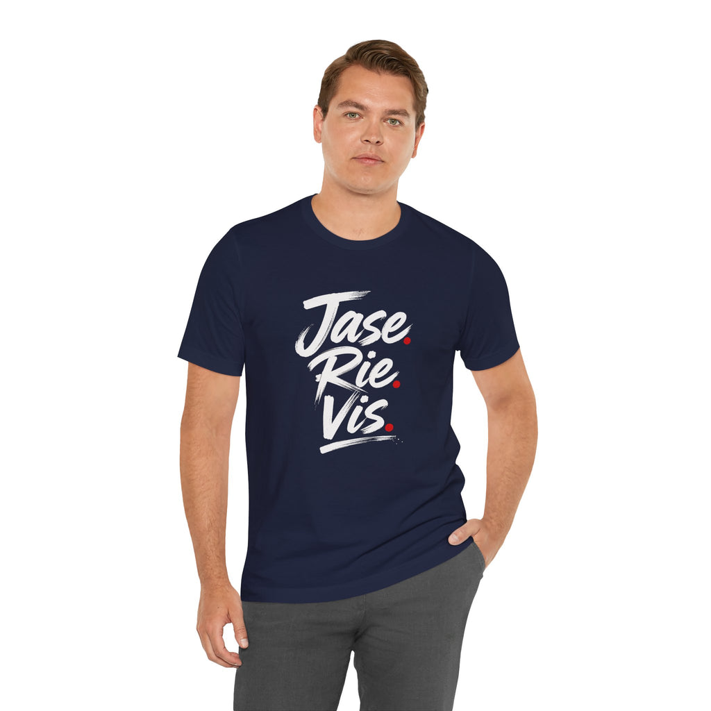 T-shirt Jase Rie Vis – Typographie manuscrite audacieuse