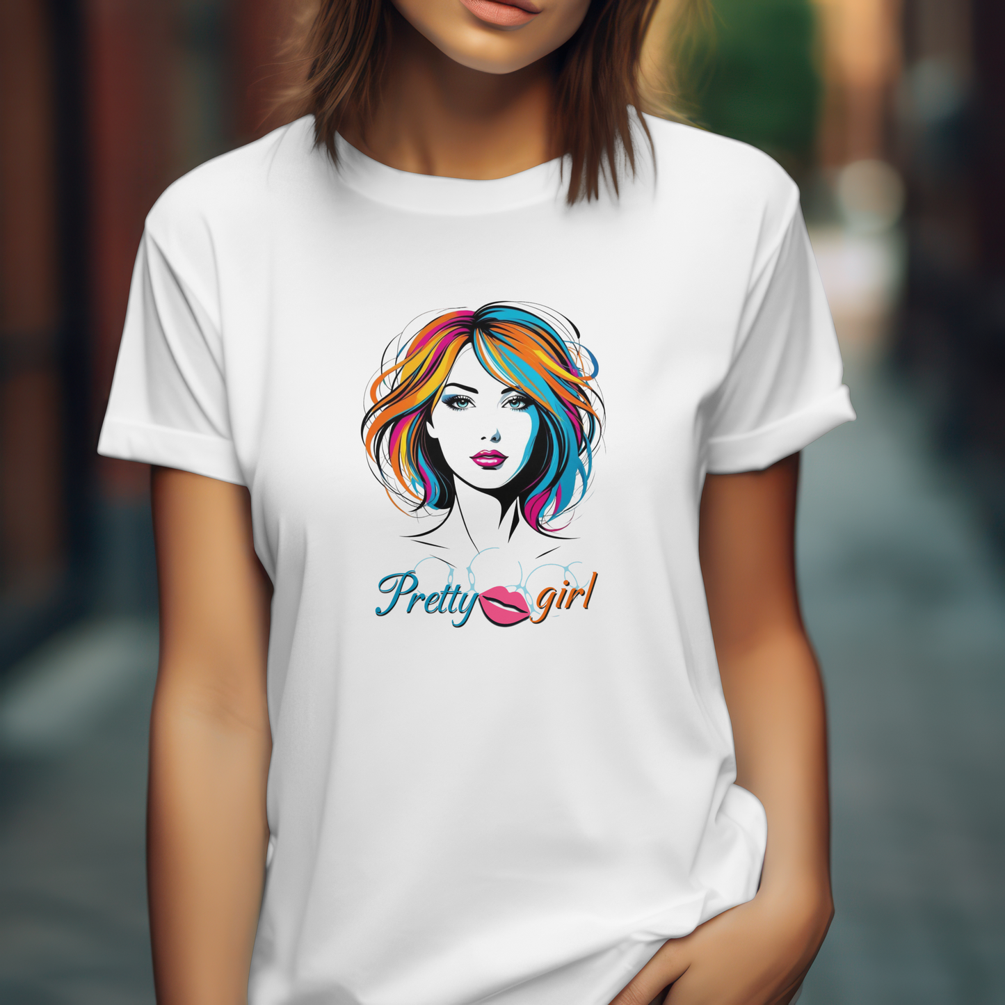 Pretty Girl women's t-shirt
