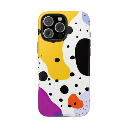 Coque de téléphone abstraite colorée