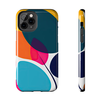 Coques de téléphone - Motif feuilles colorées