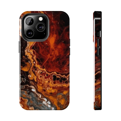 Coques de téléphone - Design couleur rouille