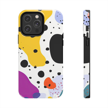 Coque de téléphone abstraite colorée