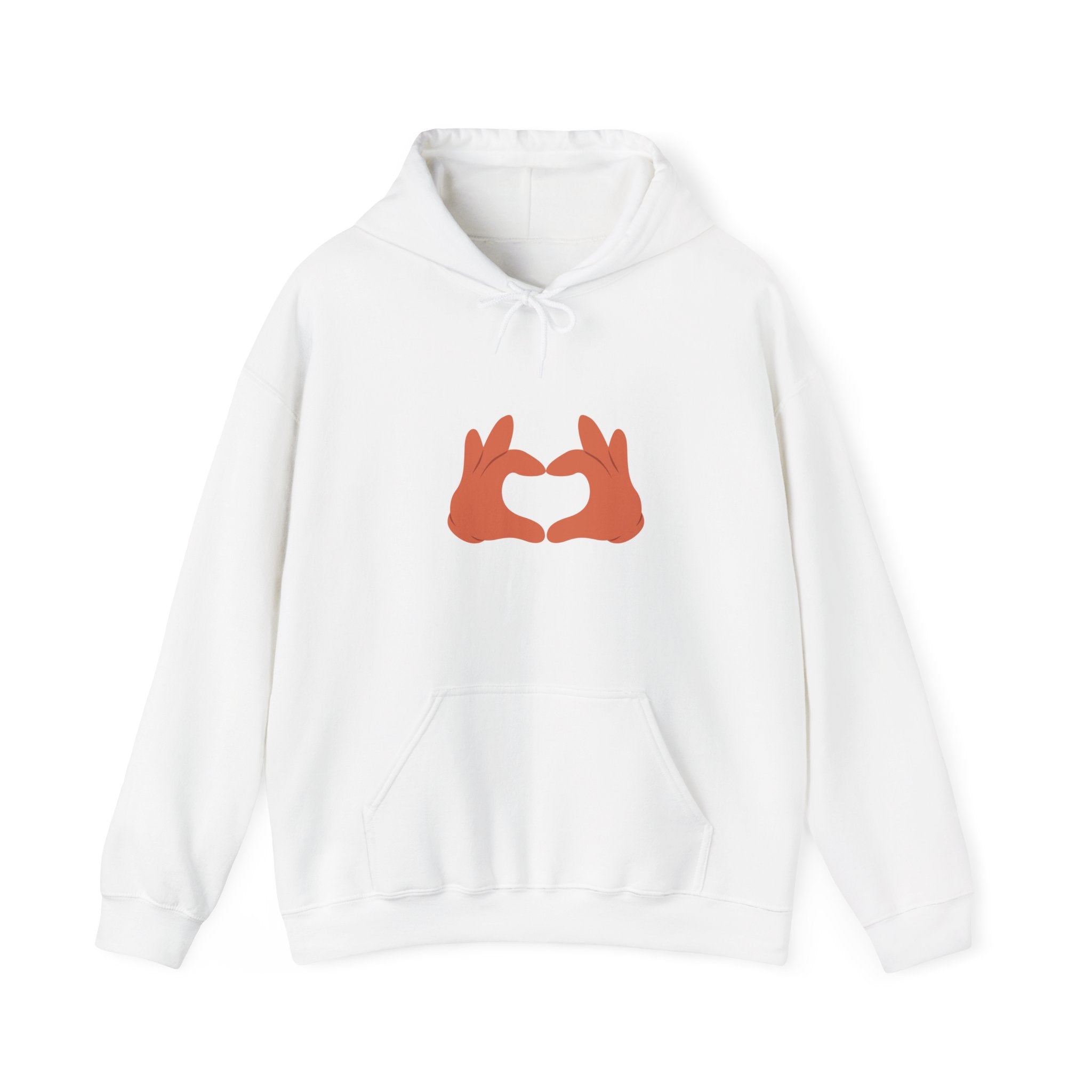 Hoodie with love sign