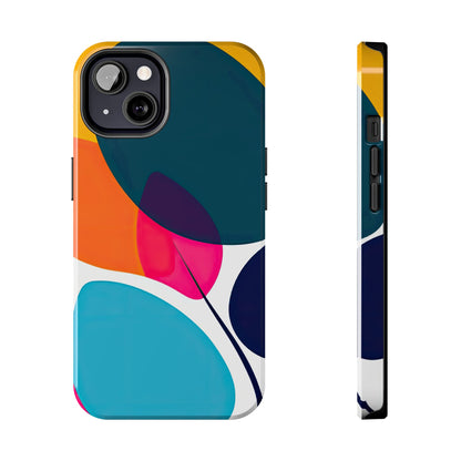 Coques de téléphone - Motif feuilles colorées