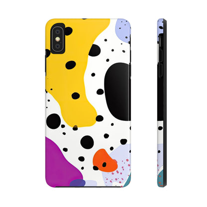 Coque de téléphone abstraite colorée