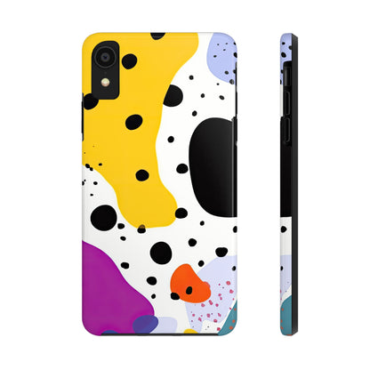 Coque de téléphone abstraite colorée
