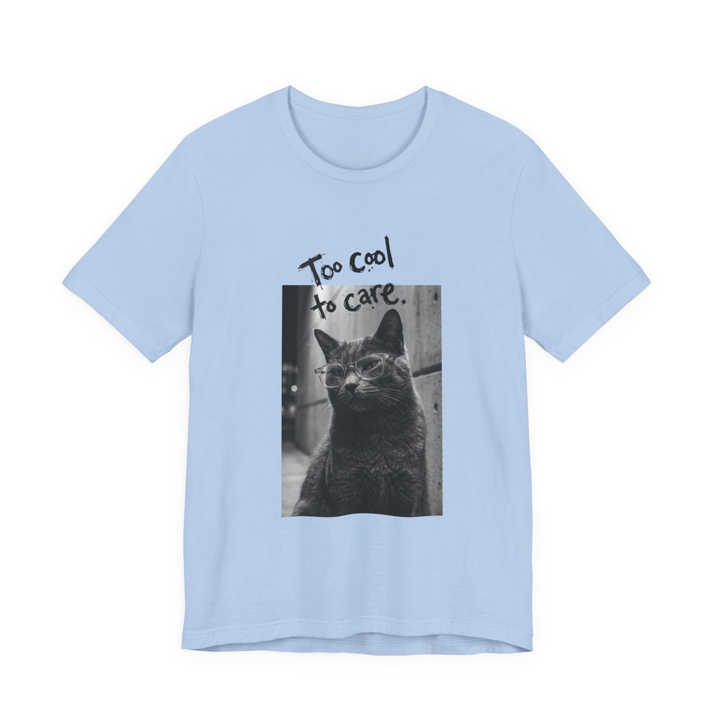 Cat T-shirt too cool to care