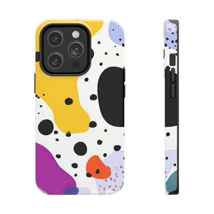 Coque de téléphone abstraite colorée