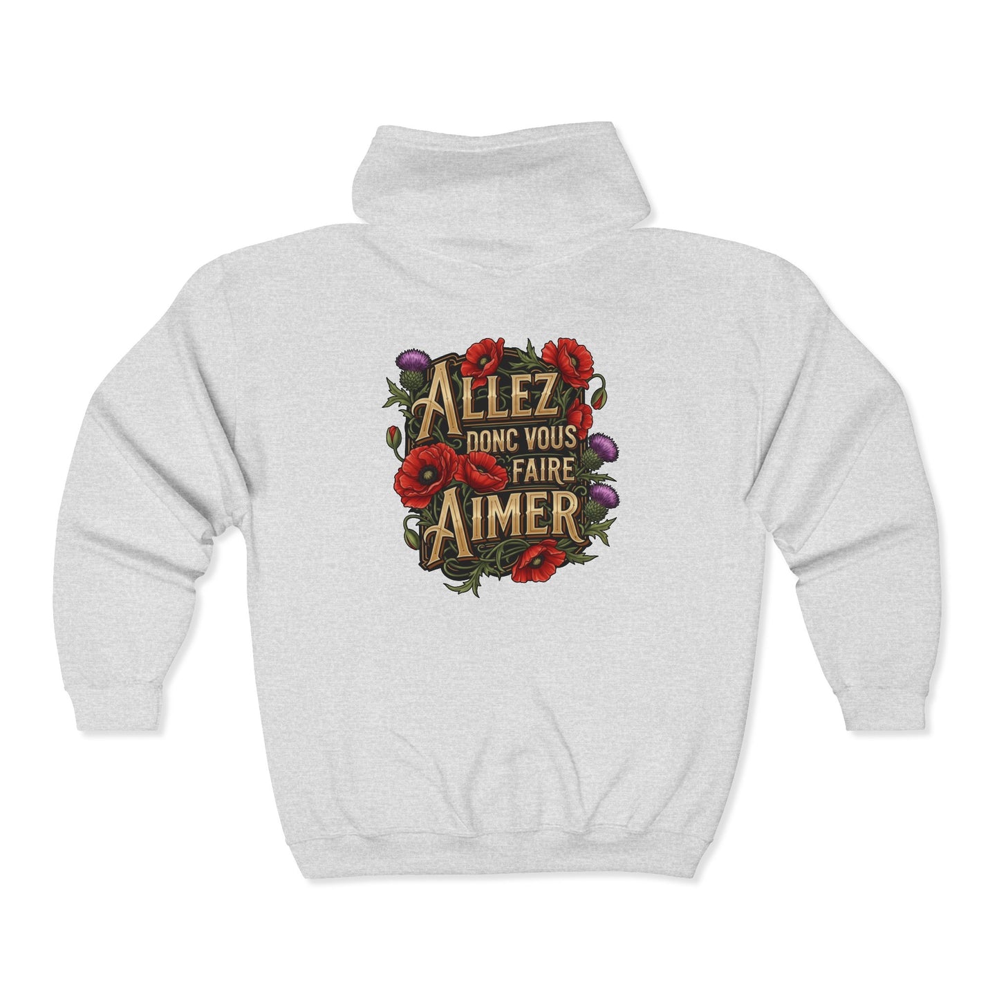 Sweat à capuche à fermeture éclair intégrale