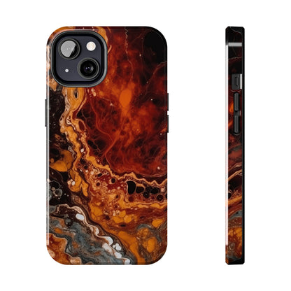 Coques de téléphone - Design couleur rouille