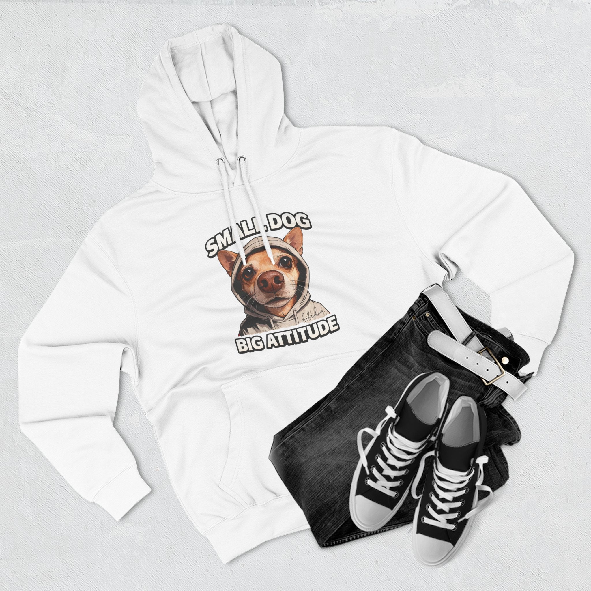 Hoodie Chihuahua – Little dog, big attitude