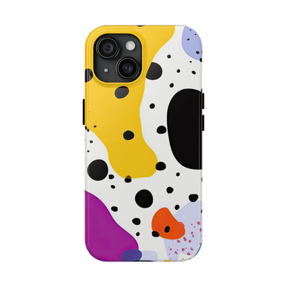 Coque de téléphone abstraite colorée