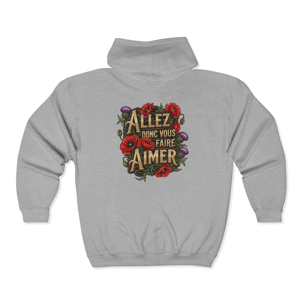 Full-zip hoodie