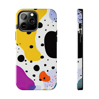 Coque de téléphone abstraite colorée