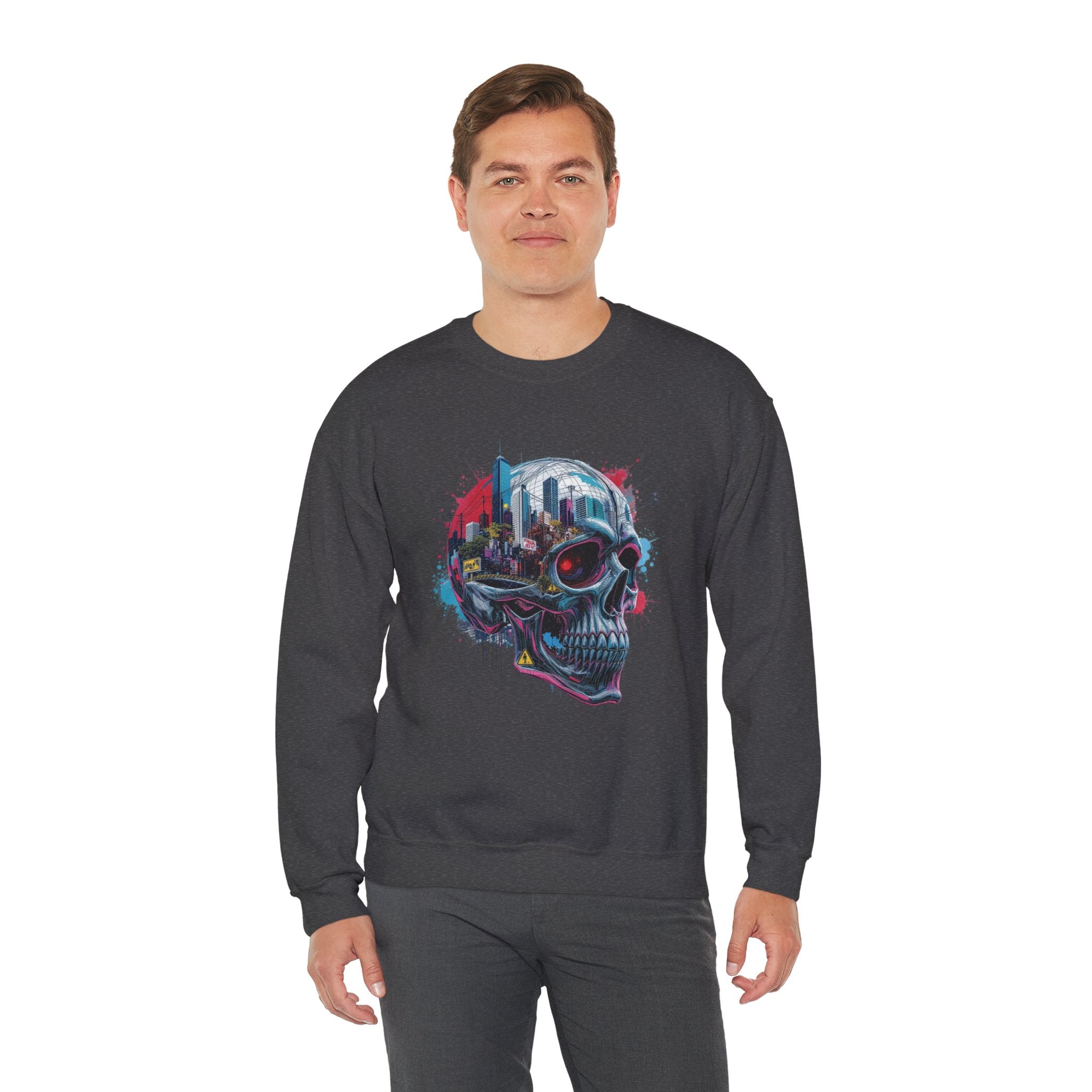Cybernetic Skull Sweatshirt