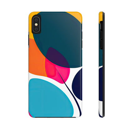 Coques de téléphone - Motif feuilles colorées