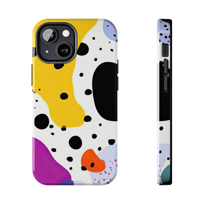 Coque de téléphone abstraite colorée