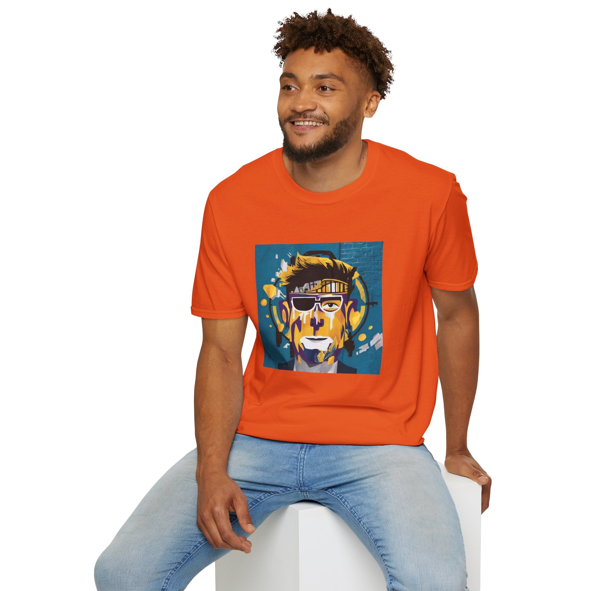 Abstract painting t-shirt