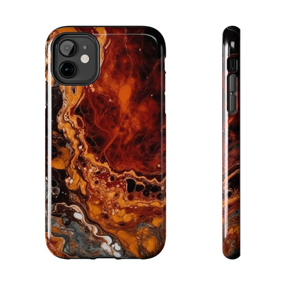 Coques de téléphone - Design couleur rouille