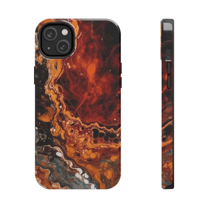 Coques de téléphone - Design couleur rouille