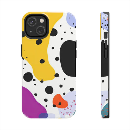 Coque de téléphone abstraite colorée