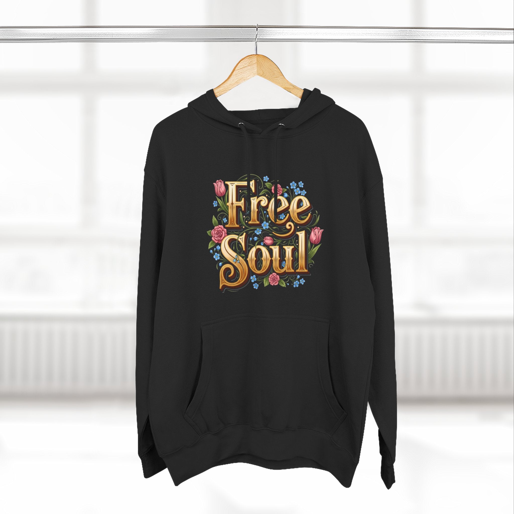 Fleece hoodie - Free Soul design