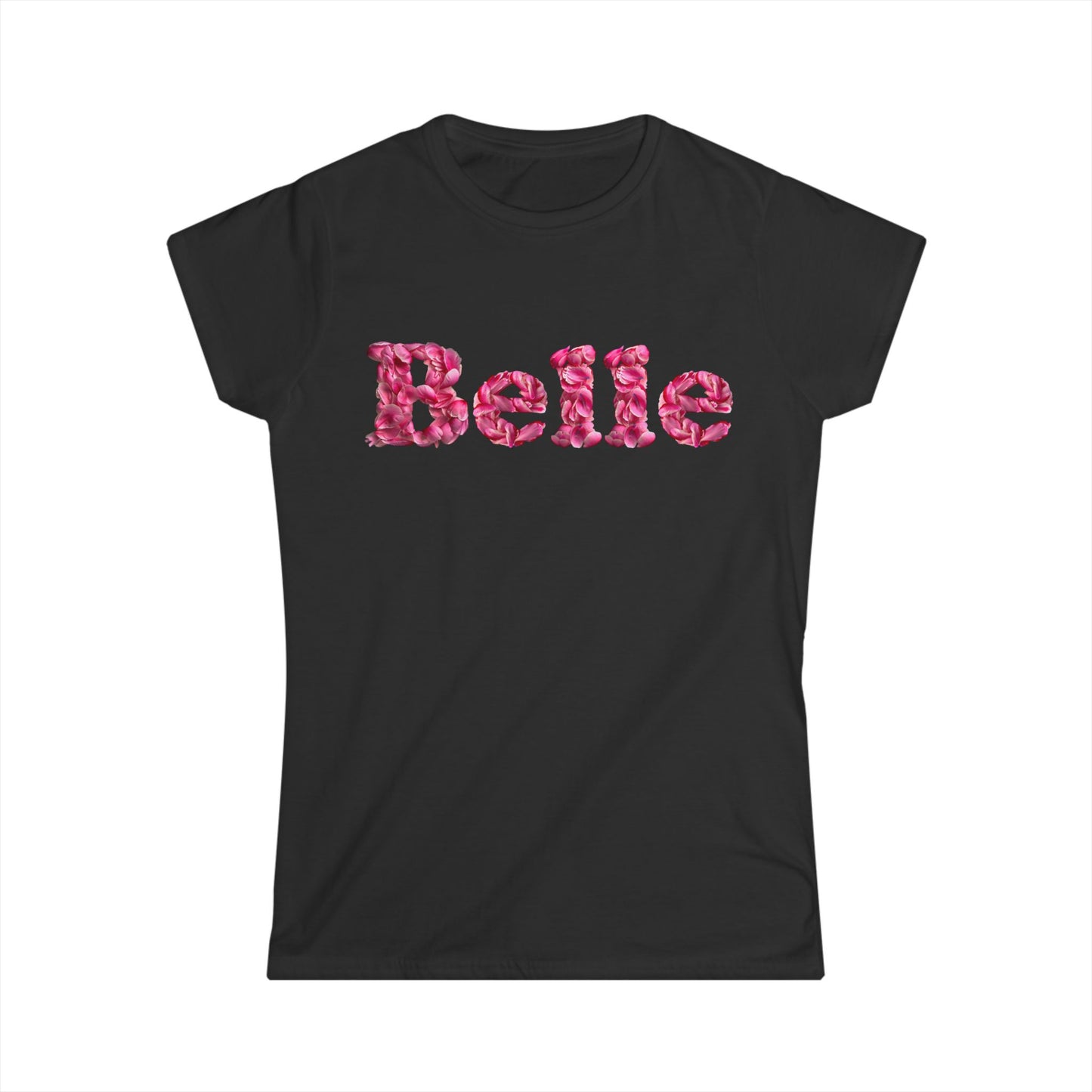 T-shirt femme - Belle en Pétales de rose
