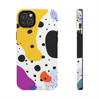 Coque de téléphone abstraite colorée