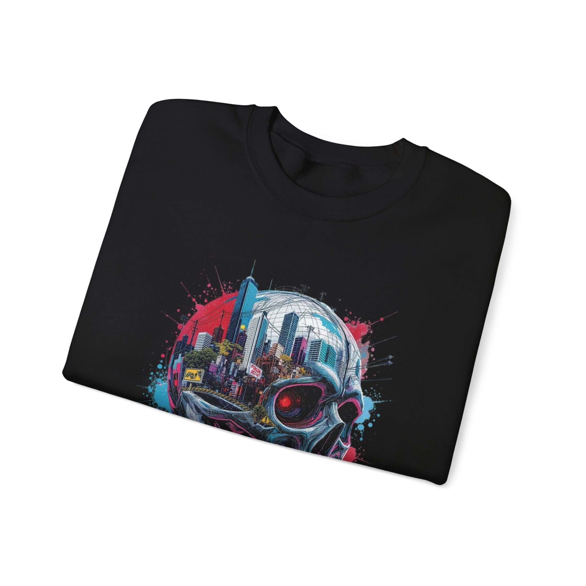 Cybernetic Skull Sweatshirt