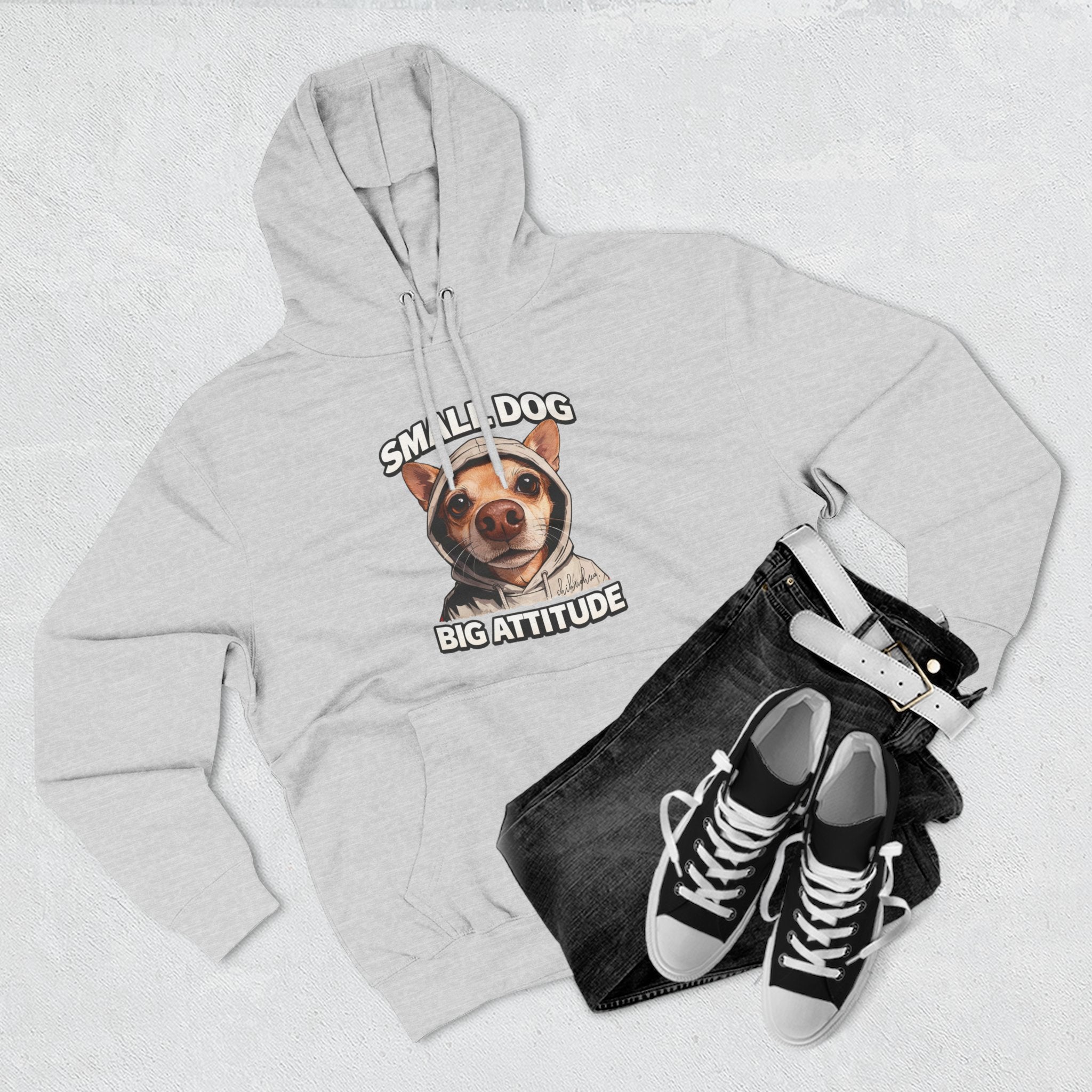Hoodie Chihuahua – Little dog, big attitude