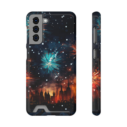 Coque de téléphone- Feux d'artifice city