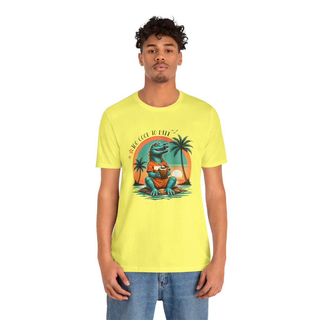 "Too cool to bite" Crocodile T-shirt